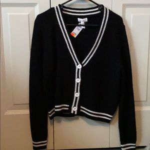 Varsity Style Cardigan NWT